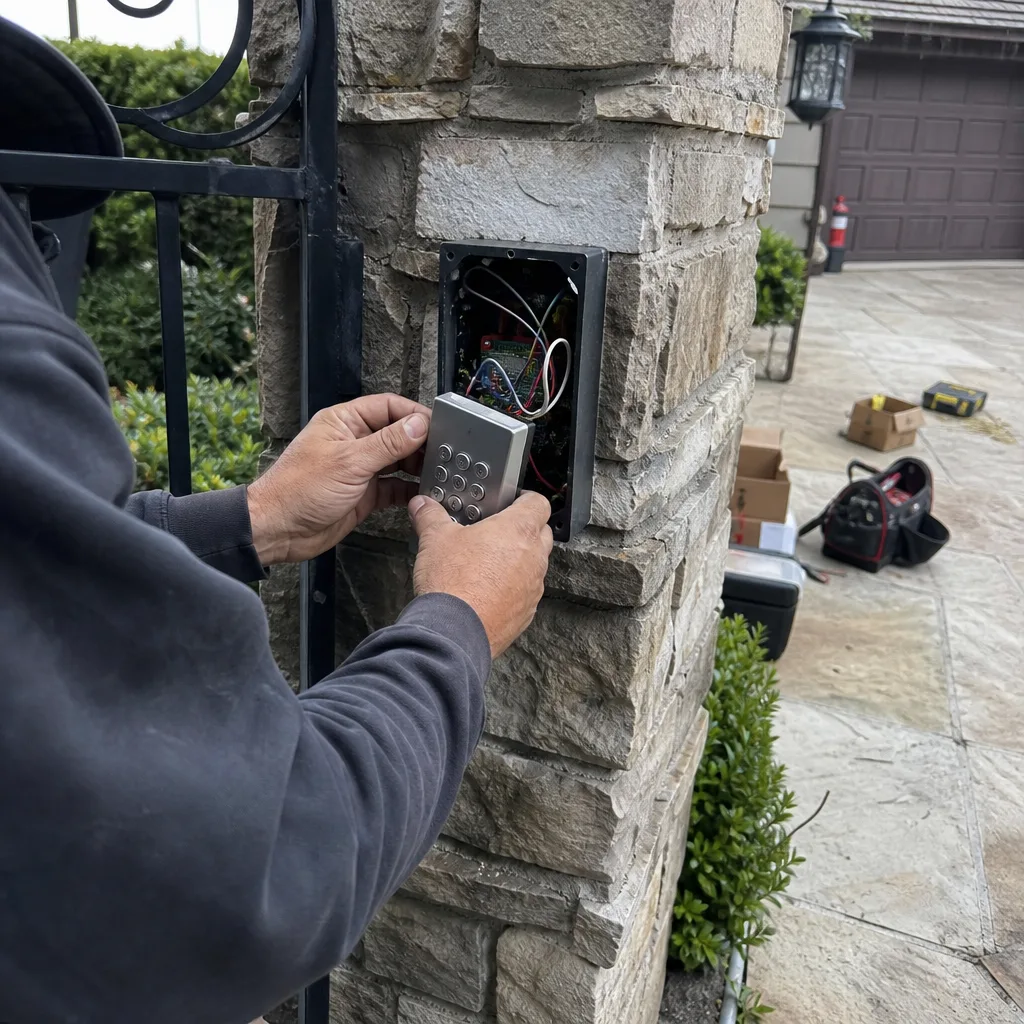 Double Gate Installation